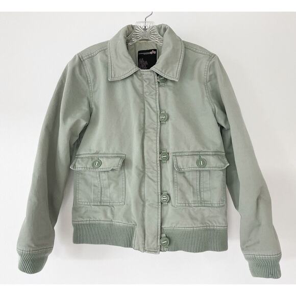 Aviator Bomber jacket Alpha Industries Green Nineteensonine RARE - Picture 1 of 16